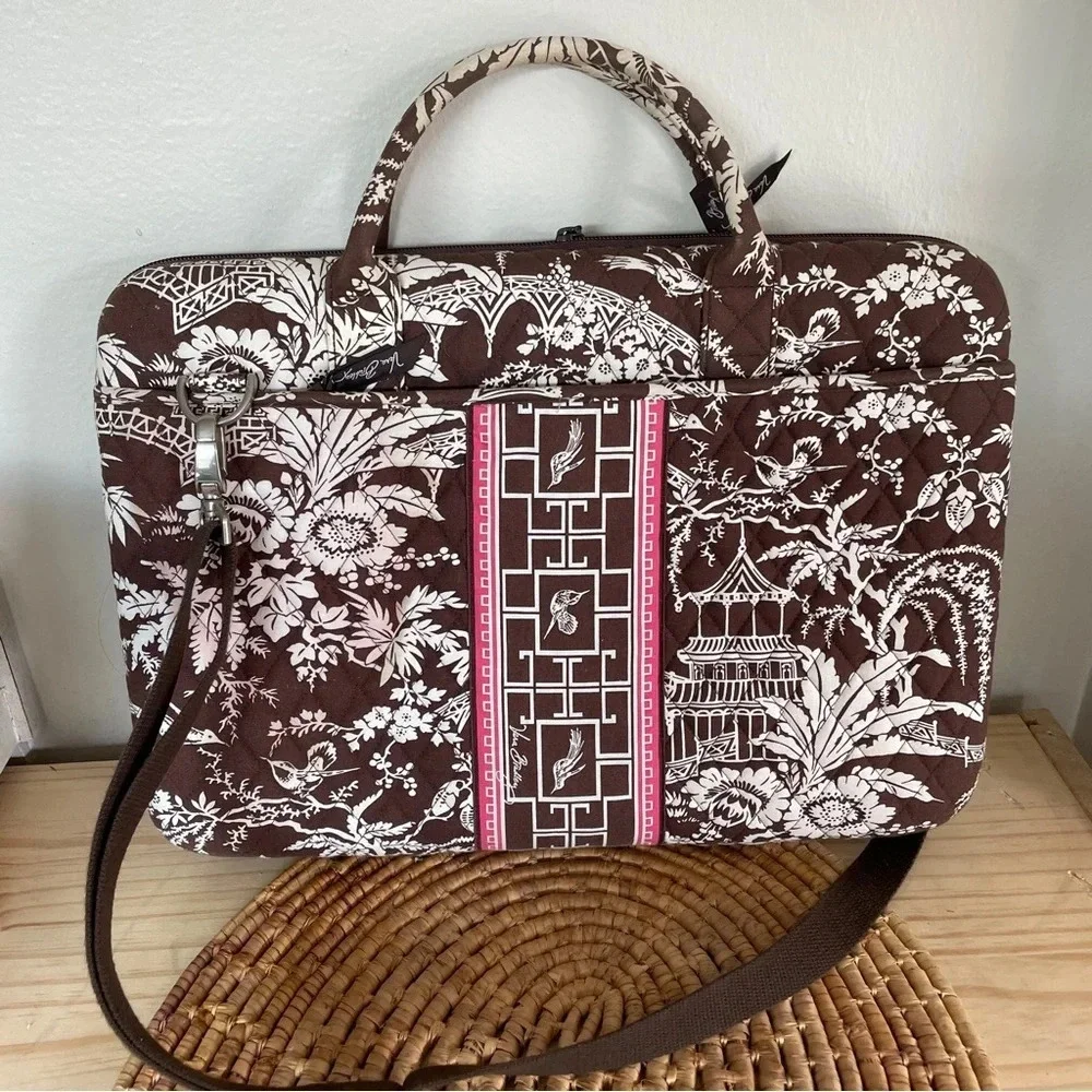 Vera Bradley laptop case brown